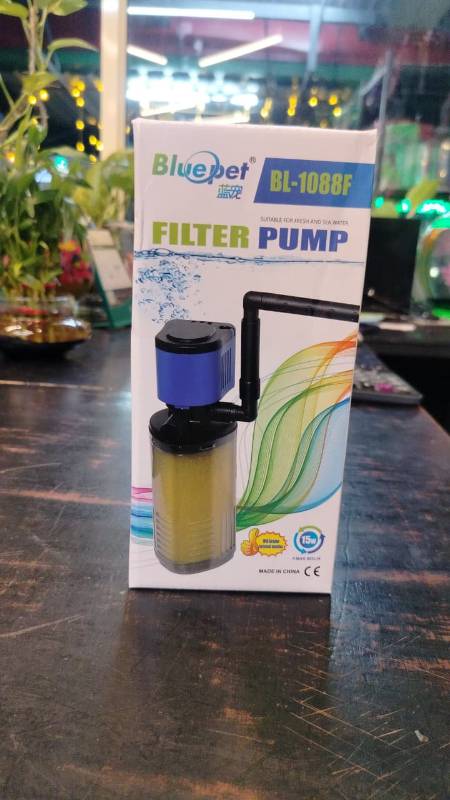 Blue Pet Aquarium Filter – 15W (Water Fall)
💧 Flow Rate: 800 L/H
✅ Ideal for Medium & Large Tanks (50–100 Litre)
⚡ Powerful 15W motor for clear & healthy water