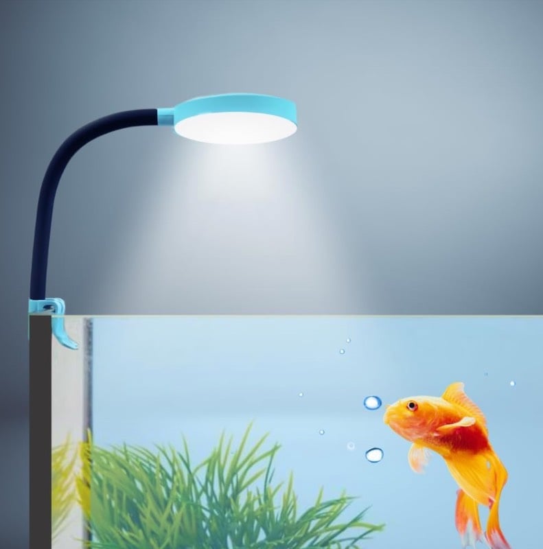 Aquarium Lamp 2.5 Watt - Aquarium Lights for Fish Tank, Ideal for Fish Aquarium Environments, Enhances Fish Tank Light Experience, LED