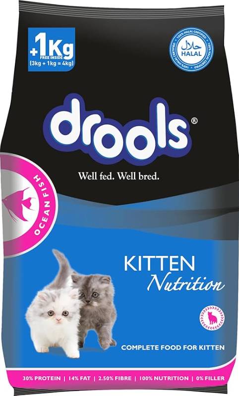 Drools Kitten(1-12 months) Dry Cat Food, Ocean Fish