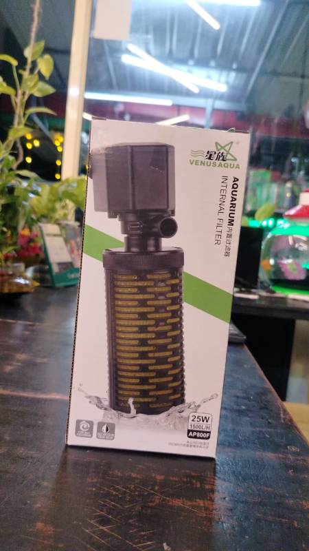 VENUS 25W Internal Filter (AP800F) – 1500 L/H
💧 Powerful Filtration, Circulation & Aeration
🐠 Best for Medium to Large Aquariums (100–250 Litres)
✅ Includes Sponge for Crystal Clear & Healthy Water