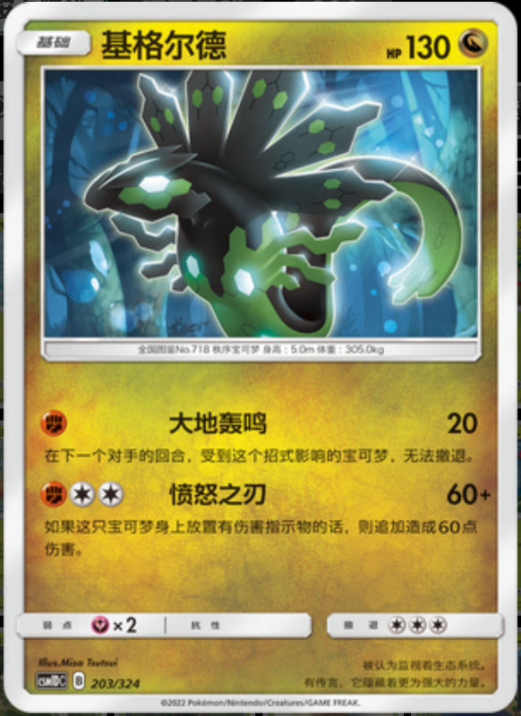 203/324 Zygarde基格尔德 -