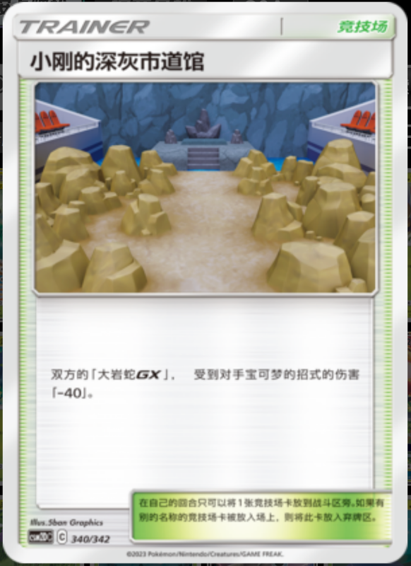 340/342 Pewter Gym小刚的深灰市道馆 -