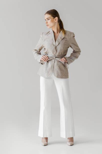 conjunto de pantalon blanco