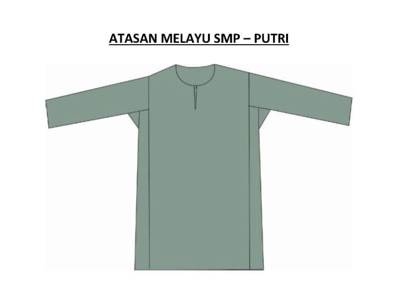 Seragam Melayu SMP - Putri