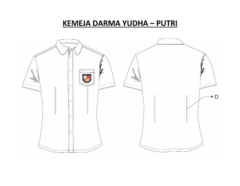Seragam Darma Yudha SMP - Putri