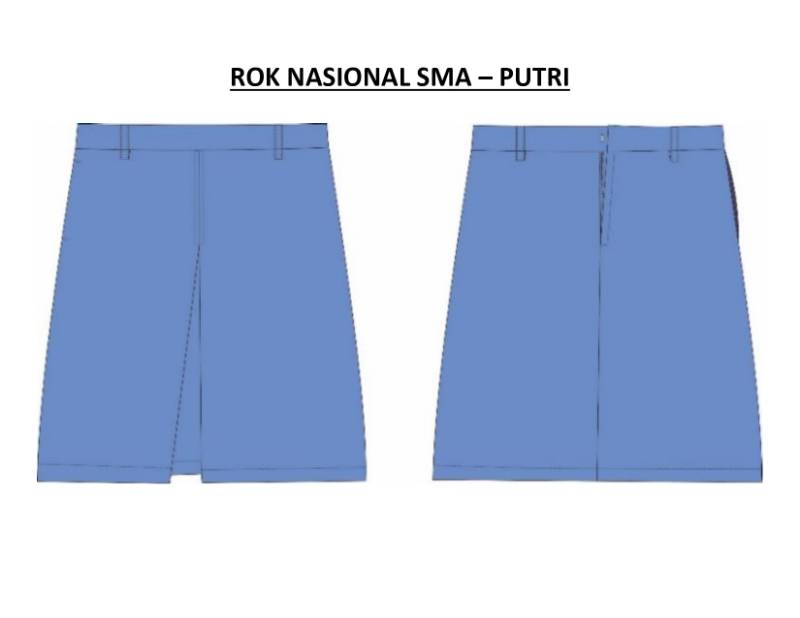 Seragam Nasional SMA - Putri