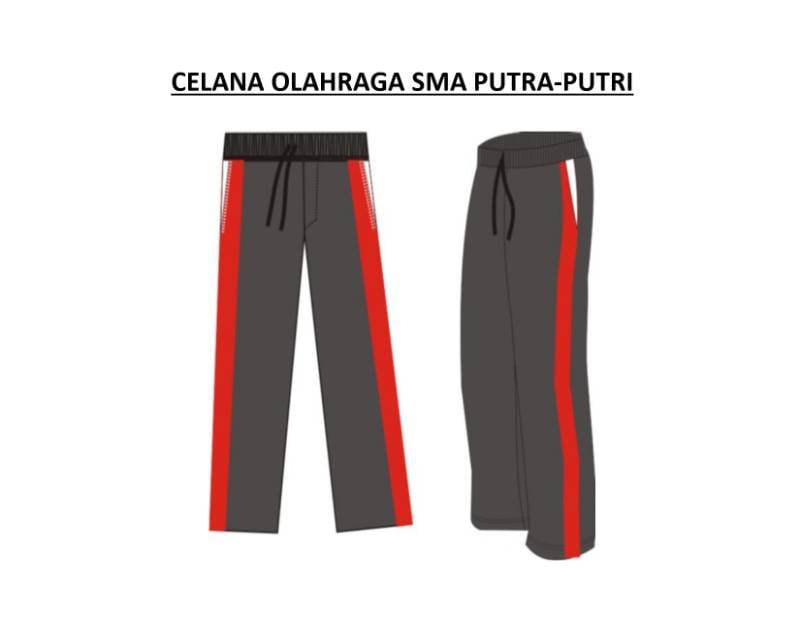 Seragam  Olahraga SMA Putra - Putri
