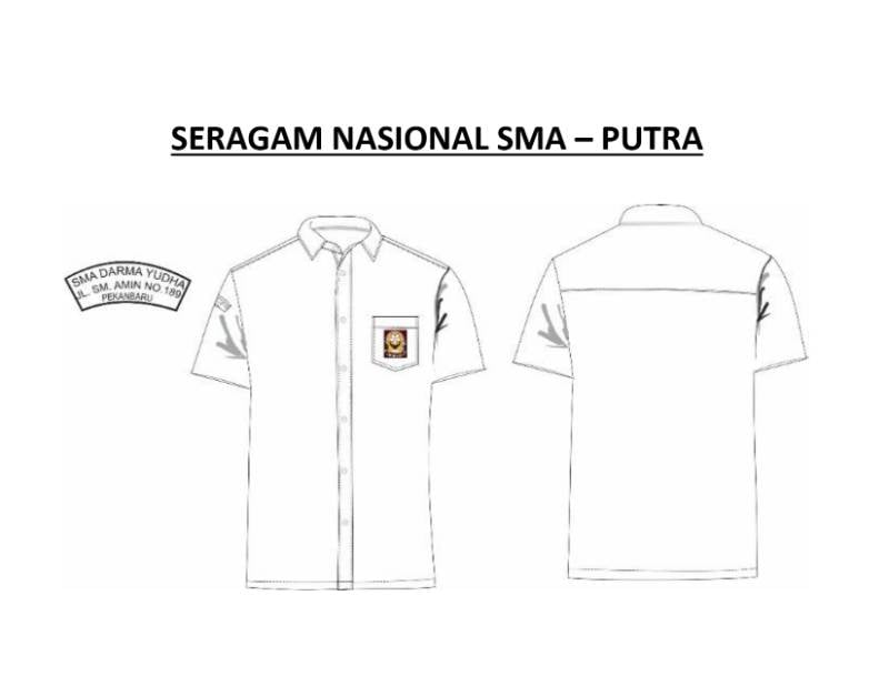 Seragam Nasional SMA - Putra