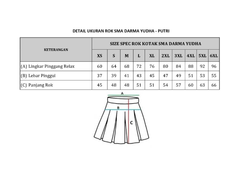 Seragam Darma Yudha SMA - Putri
