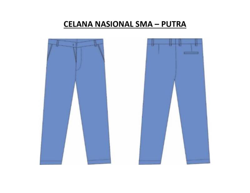 Seragam Nasional SMA - Putra