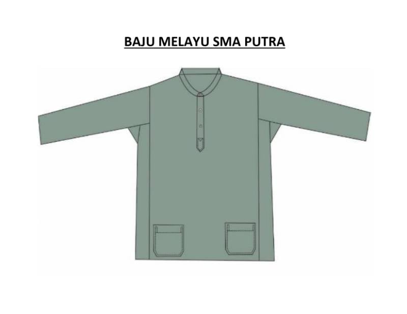 Seragam Melayu SMA - Putra