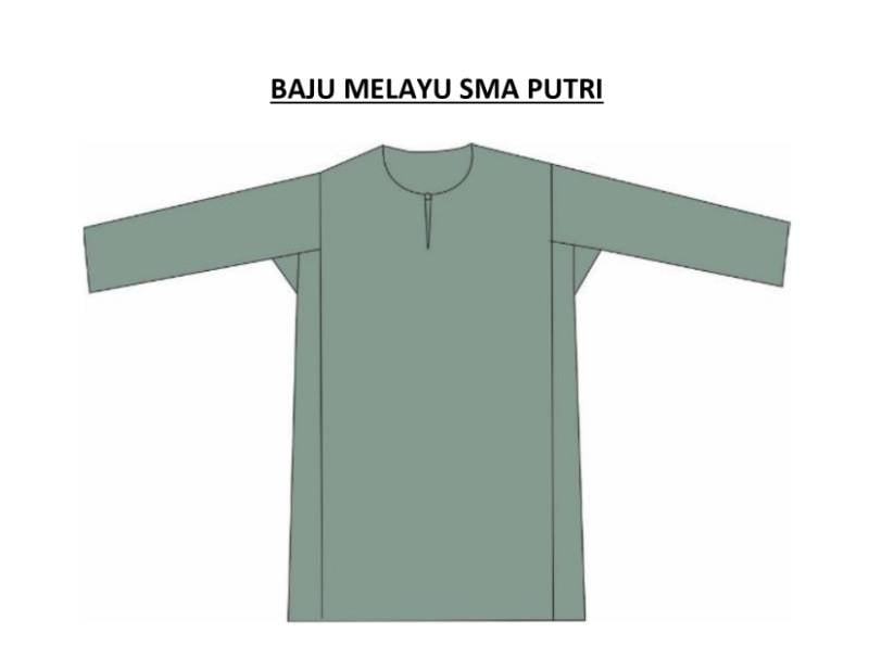 Seragam Melayu SMA - Putri