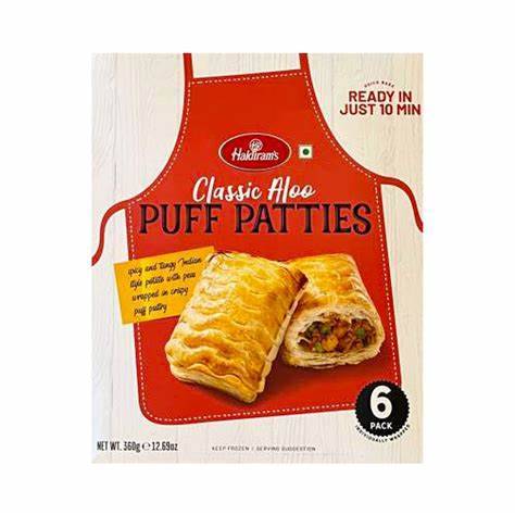 Haldiram's classic aloo puff patties