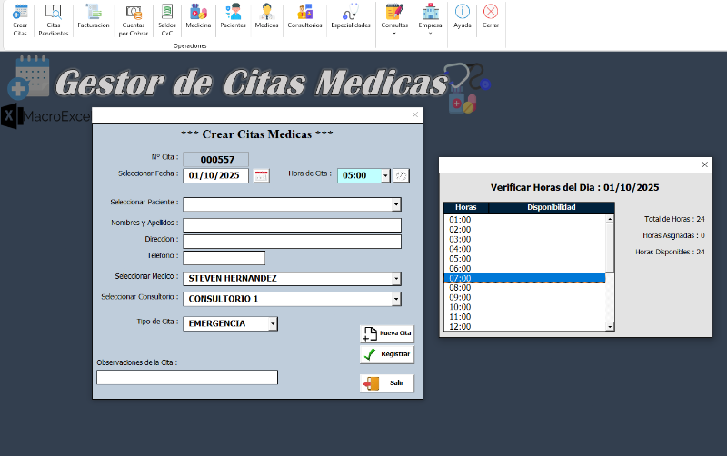 Sistema de Citas Medicas + Facturacion
