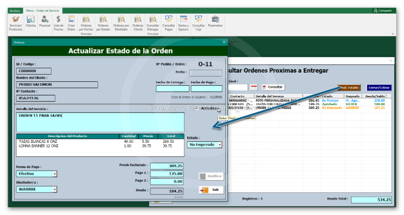 Software de Ordenes de Servicios