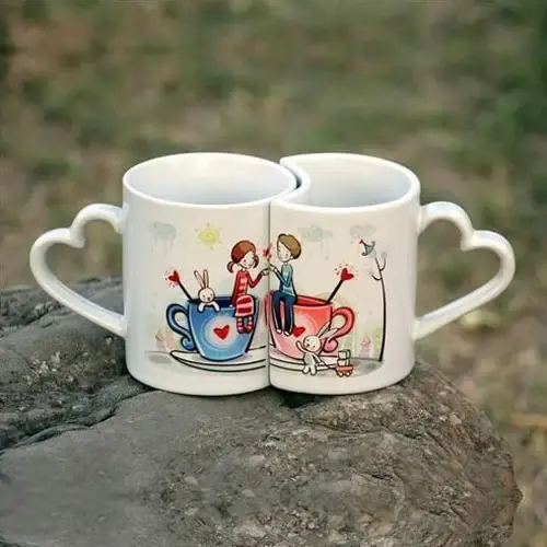 110Z WHITE COUPLE MUG