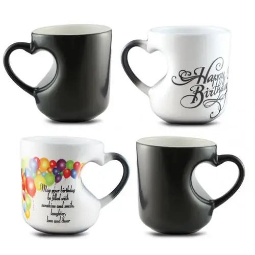 110Z HEART SHAPE MAGIC MUG