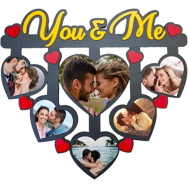 You & Me Heart Beat Wall Hanging Frame