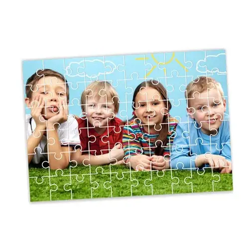 Cardboard A4 size puzzle