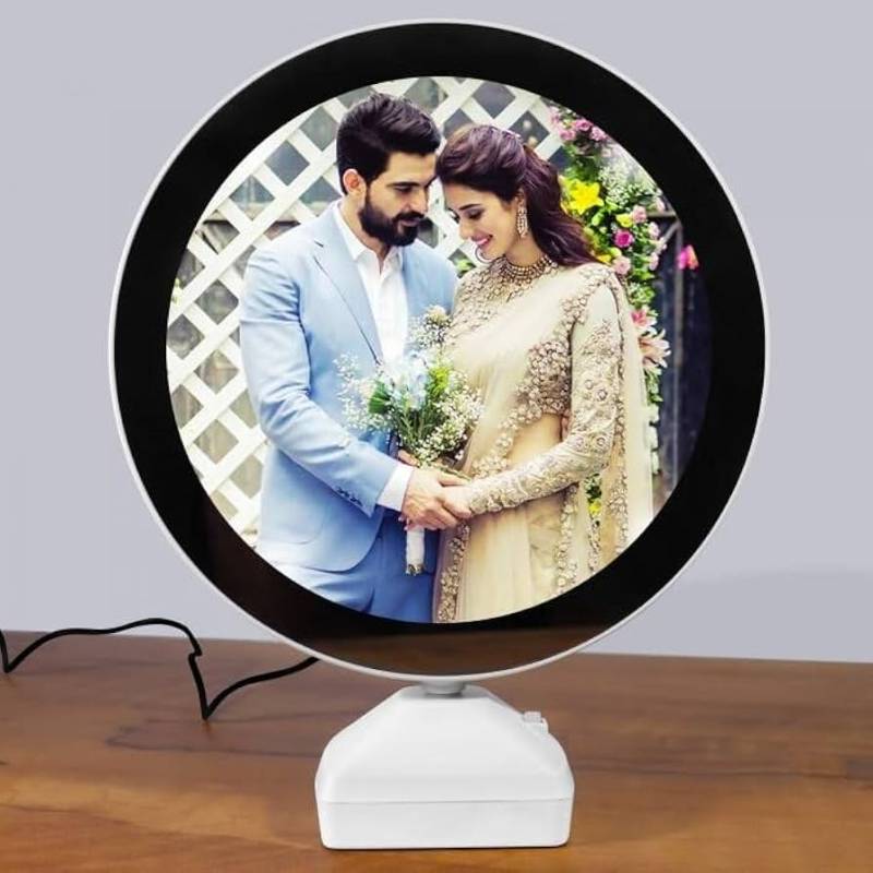 Round shape magic mirror