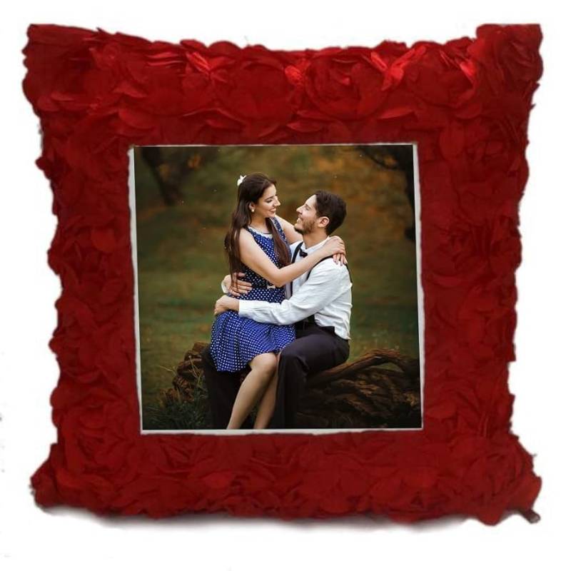 16*16 Rose petal Square pillow