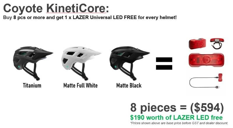 8 pieces of Coyote KinetiCore + 8 LAZER LED
