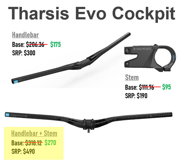 Tharsis Evo Handlebar + Stem