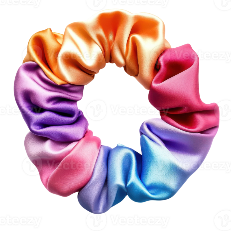 COLOURFUL HAIR SCRUNCHIE