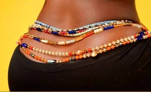 COLOURFUL WAIST BEADS