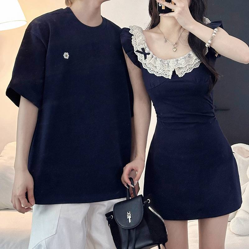 (MP - 01) Đầm Navy Nơ Ren "Sweet Darling" – Dễ Thương Chuẩn Nàng Thơ