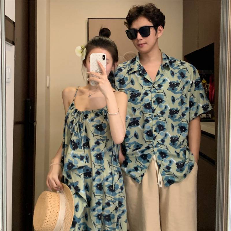 (MP - 14) Áo Sơ Mi Nam Họa Tiết Hoa Lá