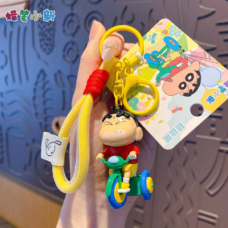 MK - 03. Móc Khóa Shin Cưỡi Xe Siêu Cute – Shinchan Travel Squad