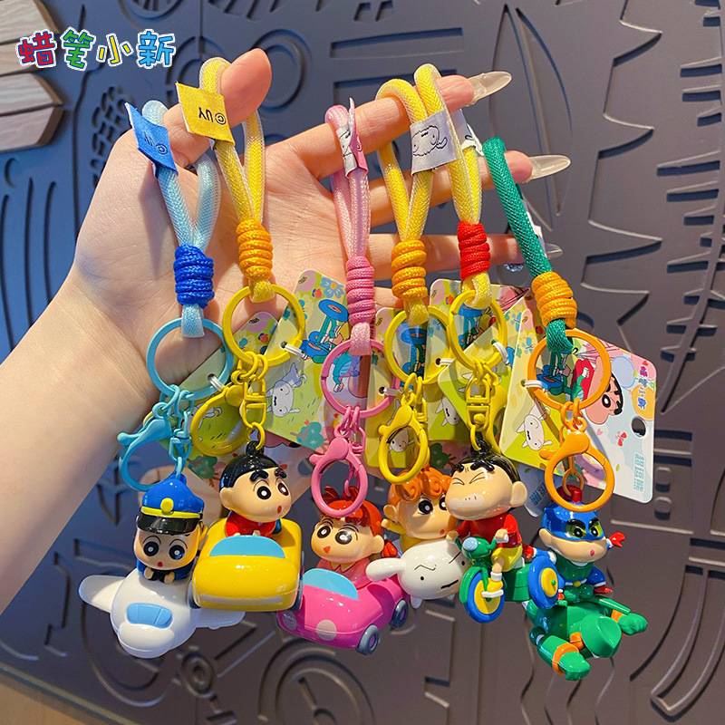 MK - 03. Móc Khóa Shin Cưỡi Xe Siêu Cute – Shinchan Travel Squad