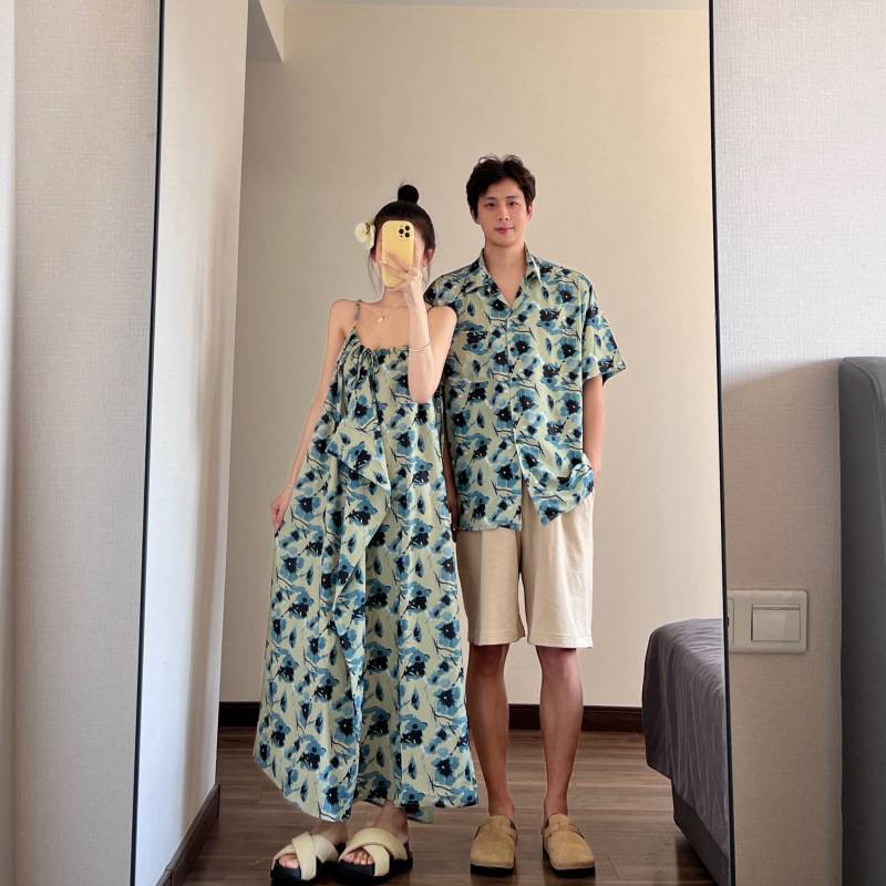 (MP - 14) Áo Sơ Mi Nam Họa Tiết Hoa Lá