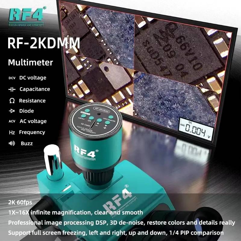 Camara RF4 RF-2KDMM con multimetro