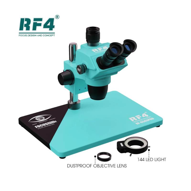Microscopio Trinocular RF4 RF-6565PRO «Incluye Barlow «