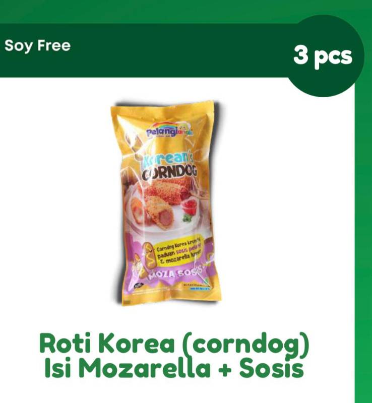 Corndog korea isi mozarella & sosis gluten free