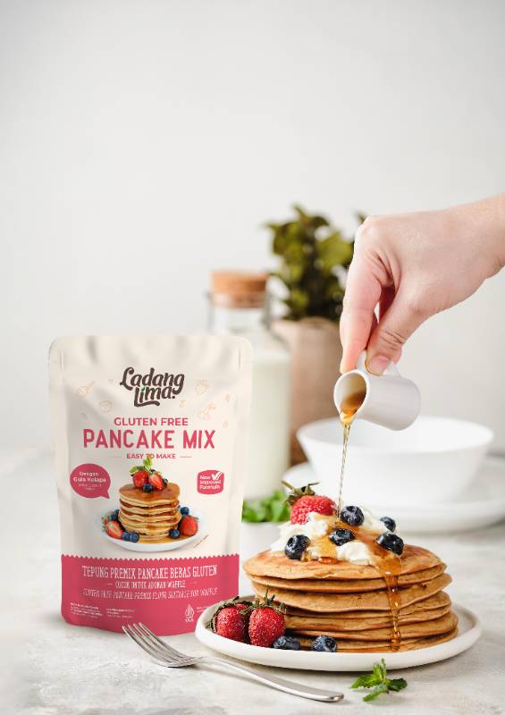 Tepung pancake mix gluten free