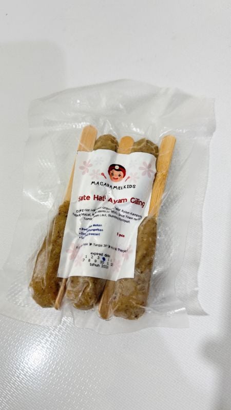 Sate hati ayam organik giling