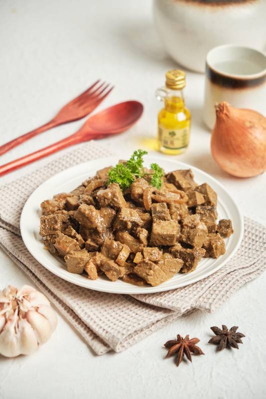Rendang hati sapi grasssfed