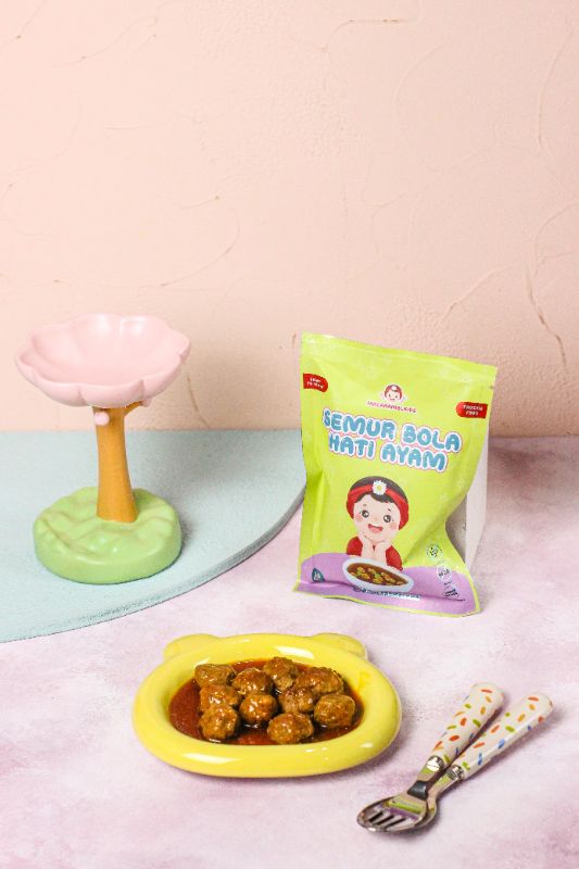 Semur bola hati ayam organik