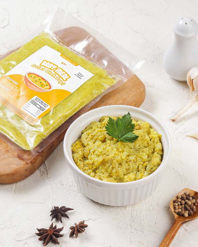 Bubur gulai otak sapi solid