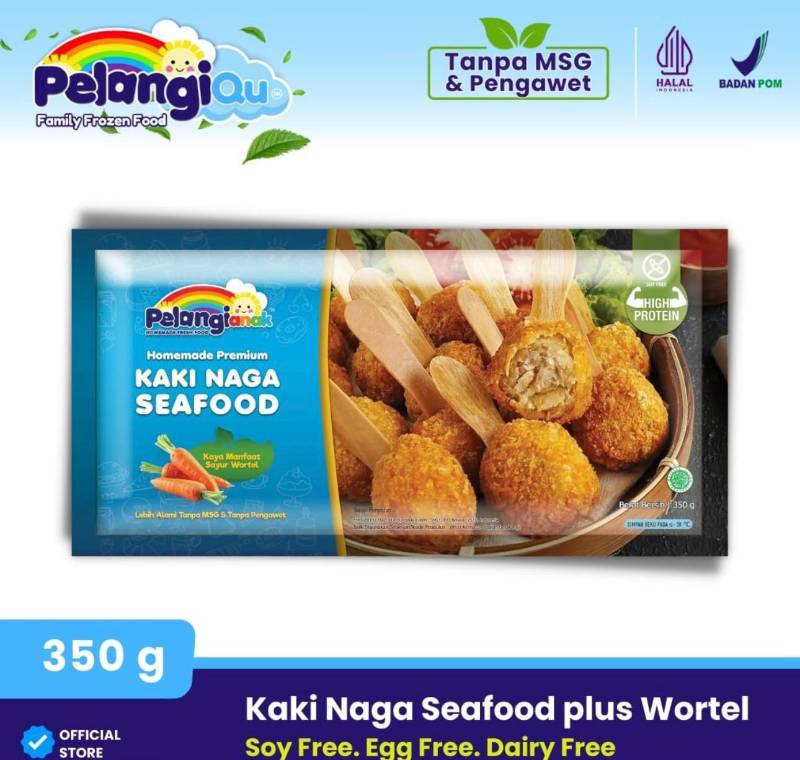 Nugget kaki naga seafood+sayur wortel