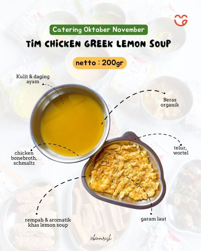 Tim chicken probiotic greek lemon soup