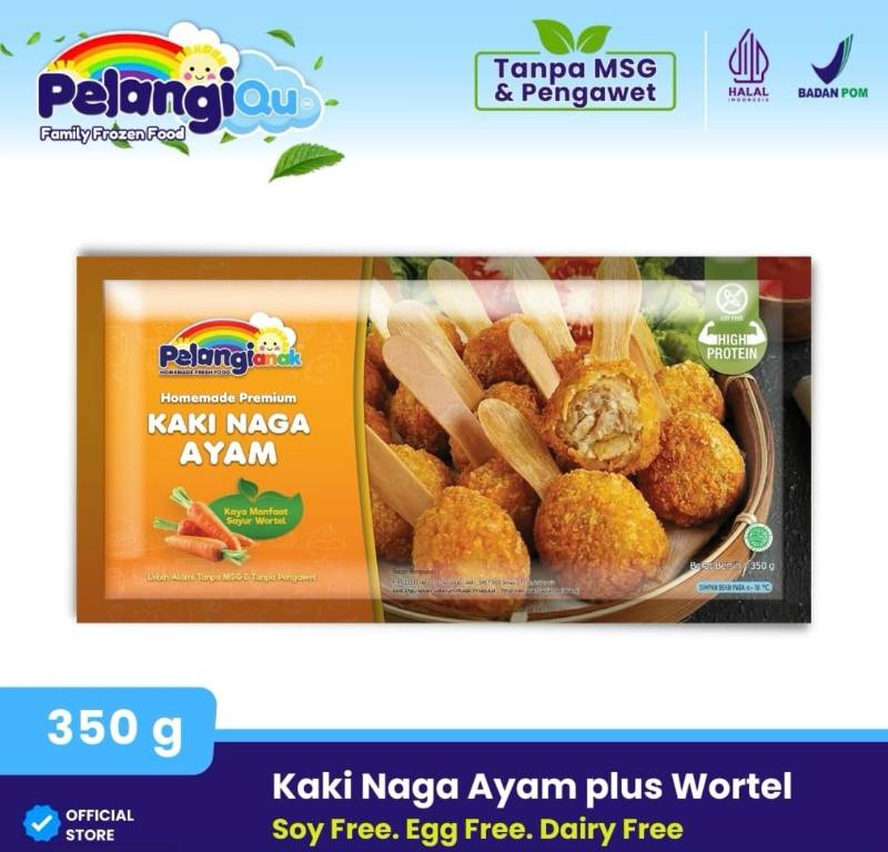 Nugget kaki naga ayam+sayur wortel