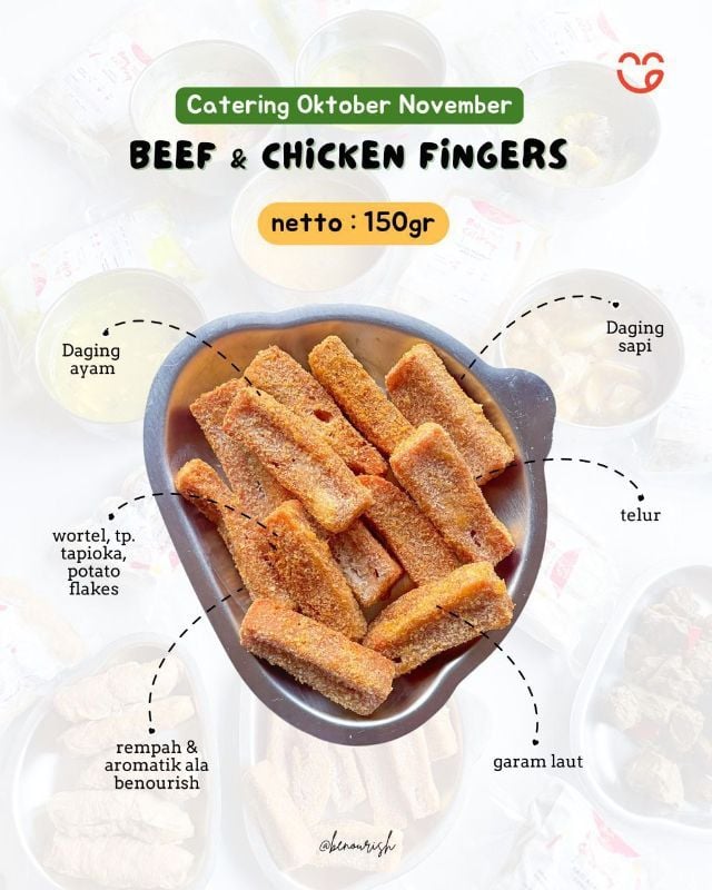 Beef chicken probiotic fingres