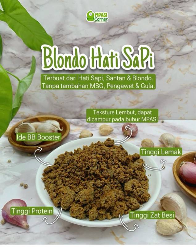 Blondo hati sapi grassfed