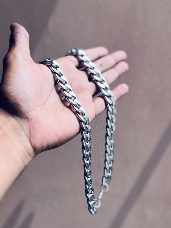 Silver Plated Alloy Chain