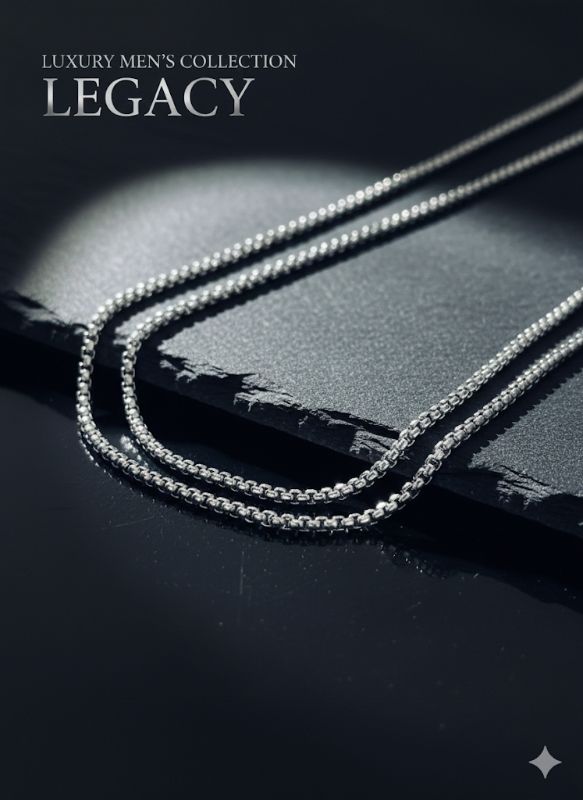 Rolo Box Chain - Silver