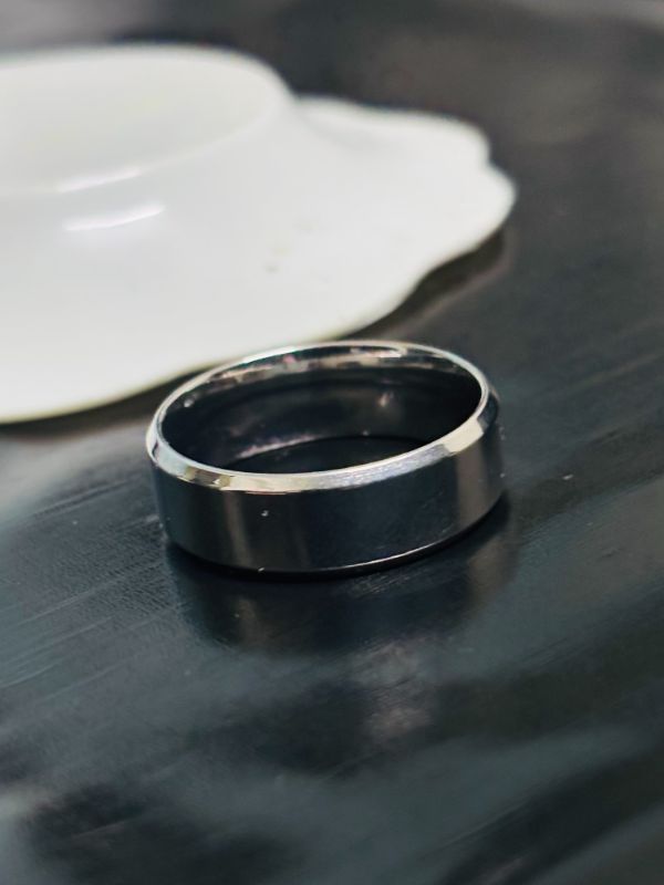 Silver Band Stainless Steel Ring